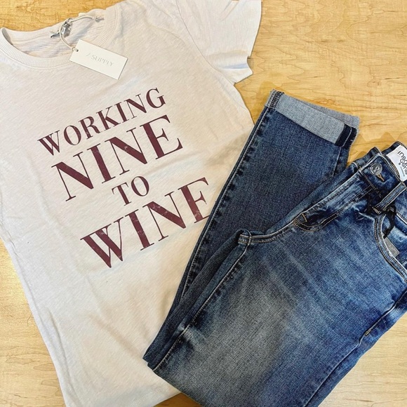 Z Supply Tops - NWT ZSupply “working nine to wine tee”